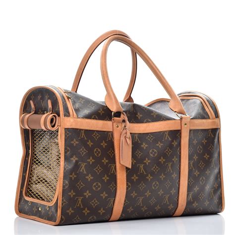 bag dog louis vuitton|Louis Vuitton dog carrier 50.